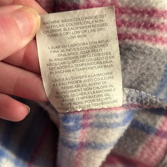 🩵Lee Riders Oversized Plaid Fleece Shacket and Champion Sweatshirt Hoodie - Picture 3 of 16